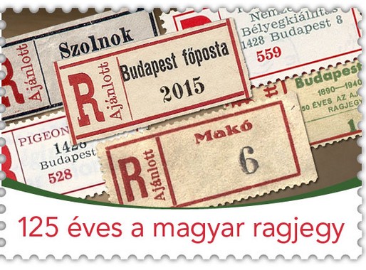 125 éves a magyar ragjegy, Kép: Magyar Posta