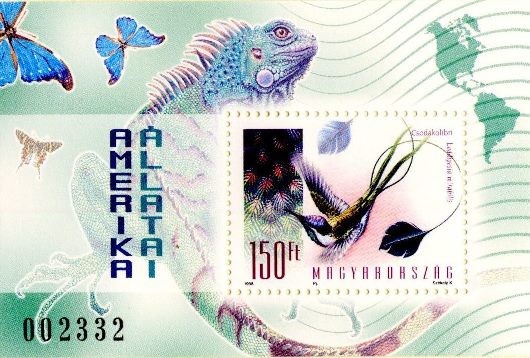 Amerika állatai bélyeg, Kép: Magyar Posta