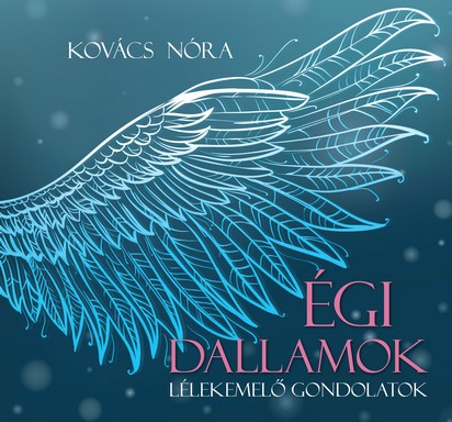 Kovács Nóra: Egi dallamok boritó: egy madár egyik kiterített szárnya, Kép: sajtóanyag