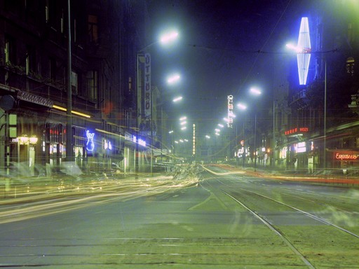 Budapest Belváros éjjel, hosszú expozíciós idővel, Kép: sajtóanyag