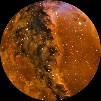 Egy vörös égitest távoli képe - közelről, Kép: T. Matsopoulos, NASA