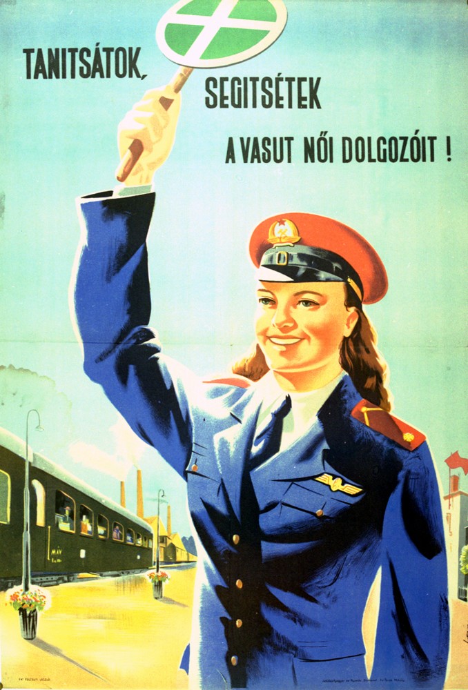 Régi vasutas plakát, Kép: sajtóanyag