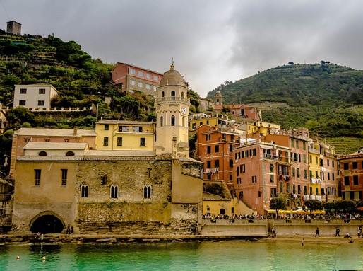Cinque Terre, Amalfi, Olaszország, hangulatos tengerpart, Kép: pixabay