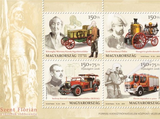 Tűzoltós bélyeg, Kép: sajtóanyag