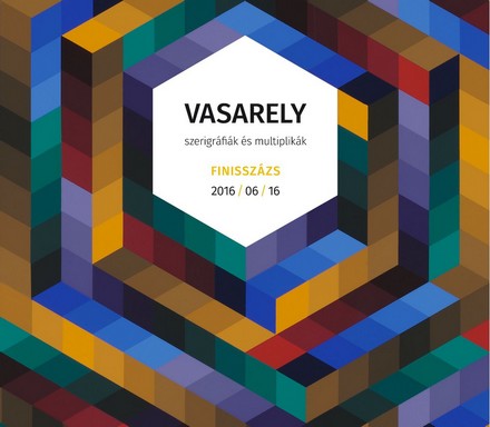 A Vasarely kiállítás meghívója 