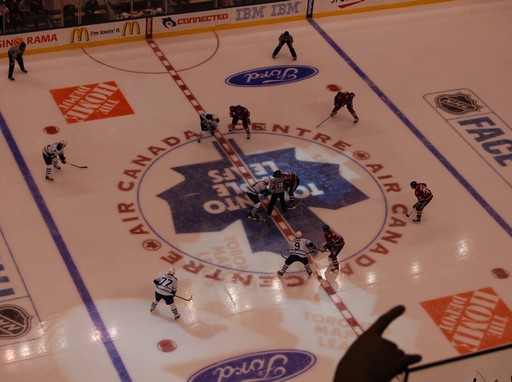 NHL-meccs Torontóban, Kép: wikimedia