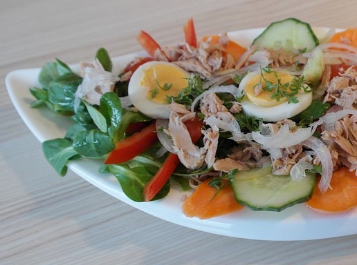 Tonhalas saláta, Kép: pixabay
