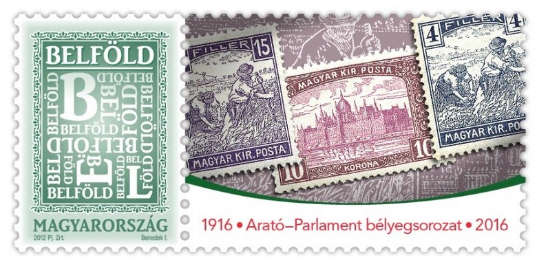 Arató-Parlament bélyeg
