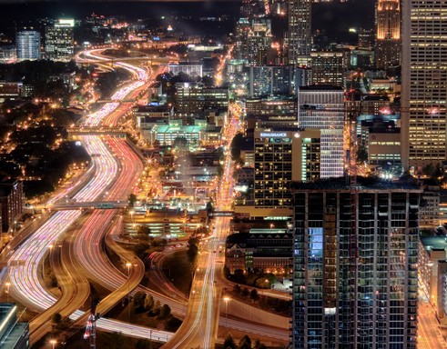 Atlanta éjszaka, Kép: wikimedia