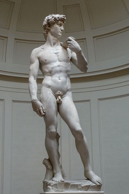 Michelangelo Dávid-szobra, Kép: wikimedia