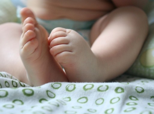 Csecsemő lába, Kép: pixabay
