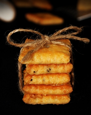 Sós, sajtos keksz, Kép: Kard Éva