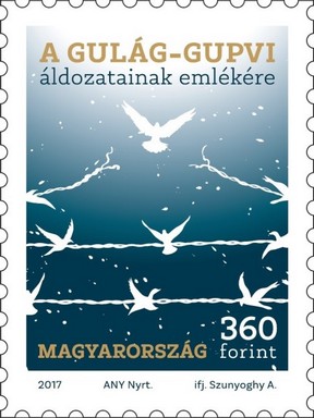 Gulág bélyeg, Kép: Magyar Posta
