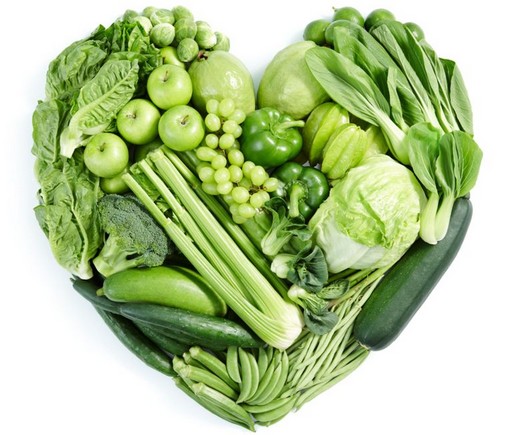 Szív zöldségekből, gyümölcsökből, Kép: Weleda