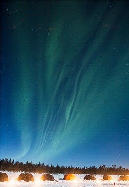 Északi-sark északi fénnyel, Kép: sajtóanyag