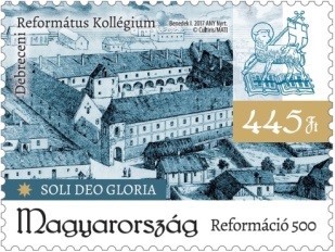 Debreceni Református Kolléégium és a Luther-végrendelet, Kép: Magyar Posta