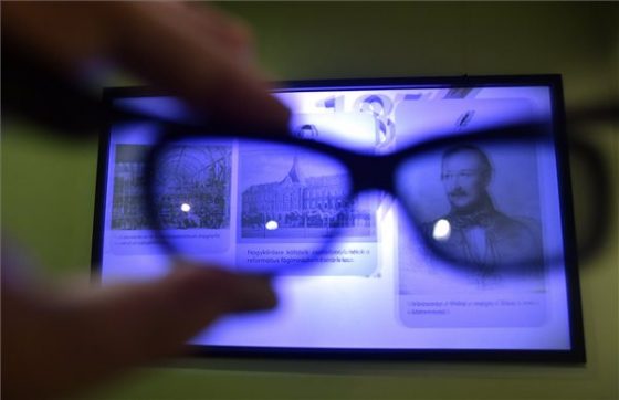 3D-s szemüveggel nézhető installáció Fotó: Máthé Zoltán