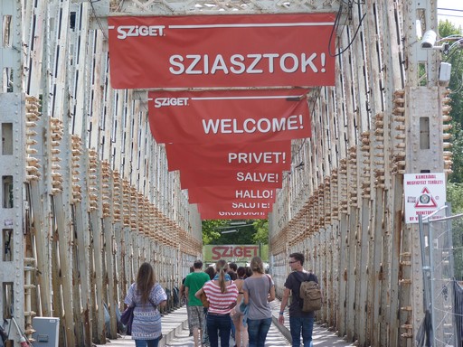 Sziget Fesztivál bejárata, kép: wikimedia