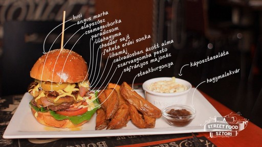 Tuning burger, recept, Kép: sajtóanyag