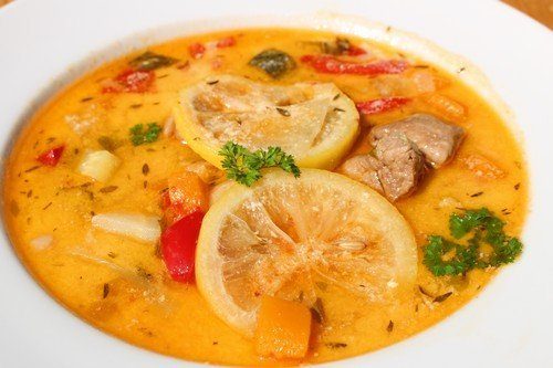 Citromos sertésszűz leves bográcsban, Kép: husimado-eger.blog.hu