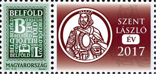 Szent László forgalmi bélyeg, Kép: Magyar Posta