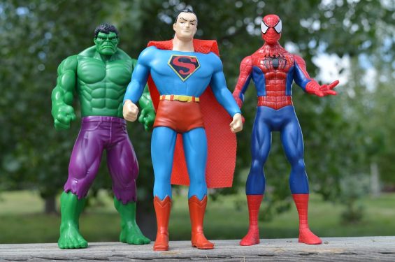 Hulk, Superman és a Pókember most együtt pózol Kép: Pixabay