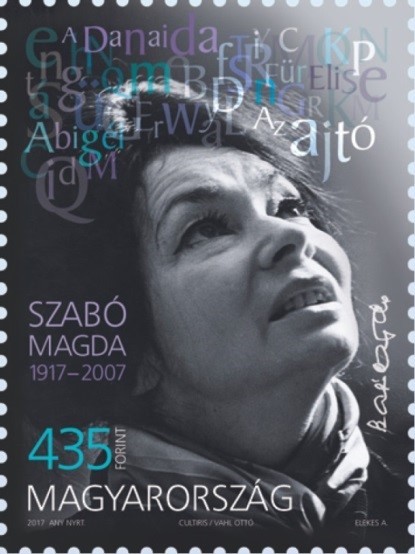 Szabó Magda bélyegen, Kép: Magyar Posta