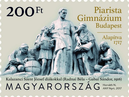 Piarista bélyeg, Kép: Magyar Posta