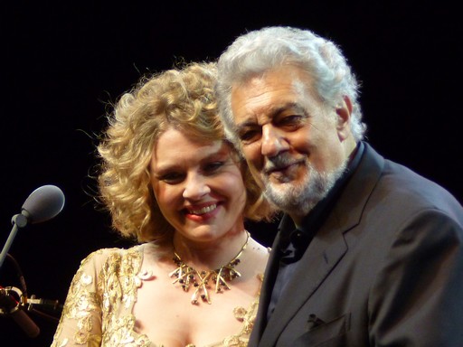 Polina Pasztircsák és Plácido Domingo, Kép: wikimedia