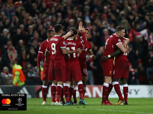 Liverpool csapata, Kép: Mastercard