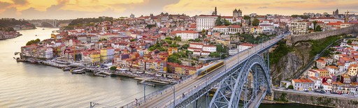 Porto, naplemente, Kép:Wizz Tours