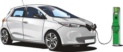 Elektromos autó, elegáns, grafika, Kép: pixabay