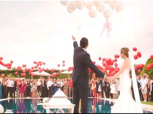Esküvő lufikkal, Kép: szállás.hu