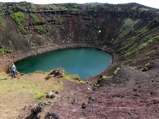 Kerid kráter-tó, Kép: wikipedia