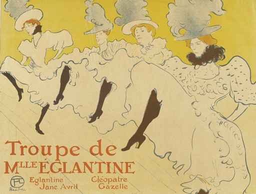 Henri de Toulouse Lautrec plakátja 1895-ből, Kép: wikipedia