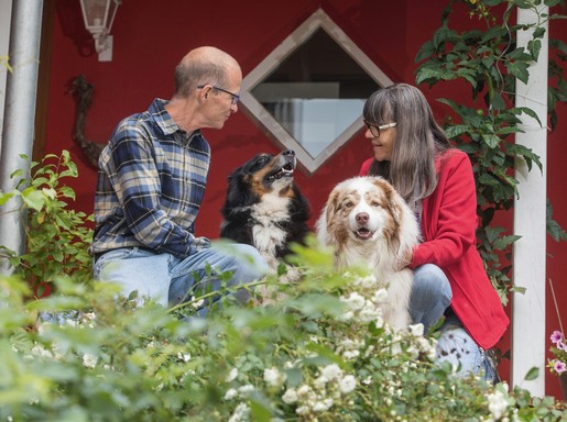 Házaspár kutyákkal, Kép: Boehringer Ingelheim